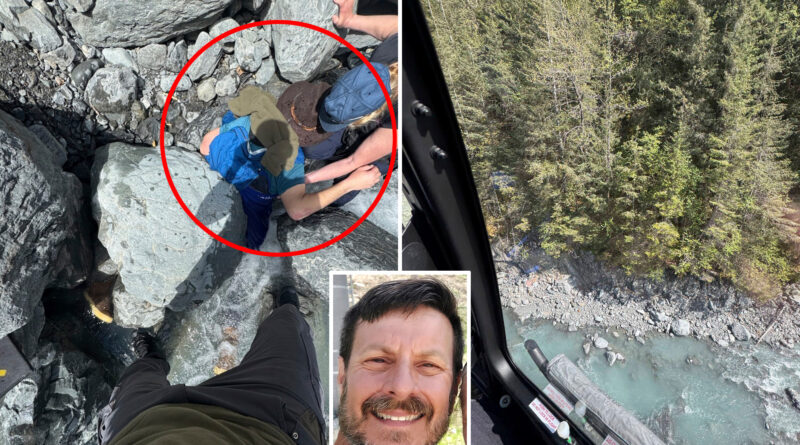 Alaska hiker pinned face down by 700-pound boulder credits ‘great wife’ and lots of luck for surviving terrifying ordeal