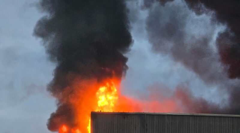 BREAKING: Massive fire at Neenah Foundry, crews actively responding to scene