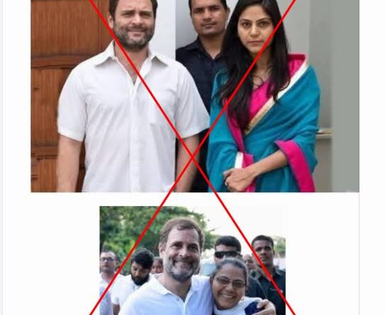 Visuals of Indian opposition leader ‘posing with YouTuber detained for spying’ are altered