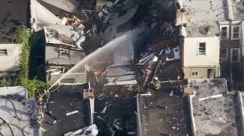 1 dead, 2 hurt in Philly fire and explosion that leveled or damaged multiple homes