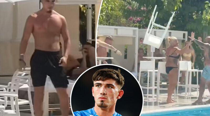 English soccer player throws chair at woman on vacation in wild incident