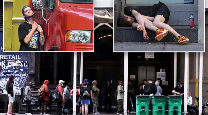 Exclusive | NOHO hellscape: Opioid clinic welcomes junkies jabbing their necks and OD’ing in playgrounds to posh NYC nabe