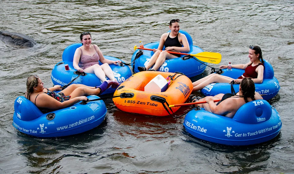 How is French Broad River water quality after Helene? Safe for swimming, tubing?