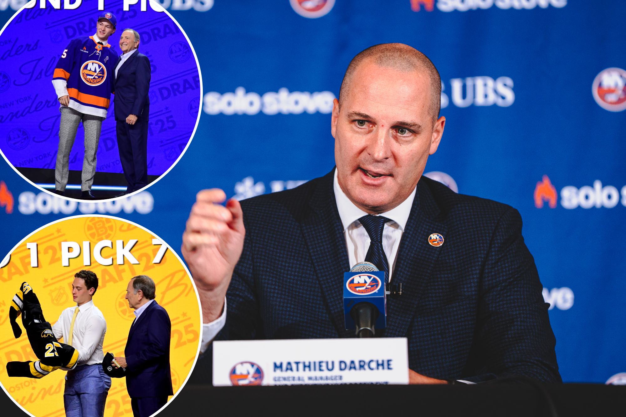 Mathieu Darche adroitly avoided sentiment in important first Islanders draft