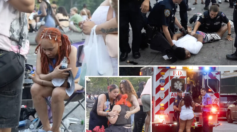 More than 50 injured after shirtless man unleashes bear spray during Pride gathering in NYC park, causing stampede