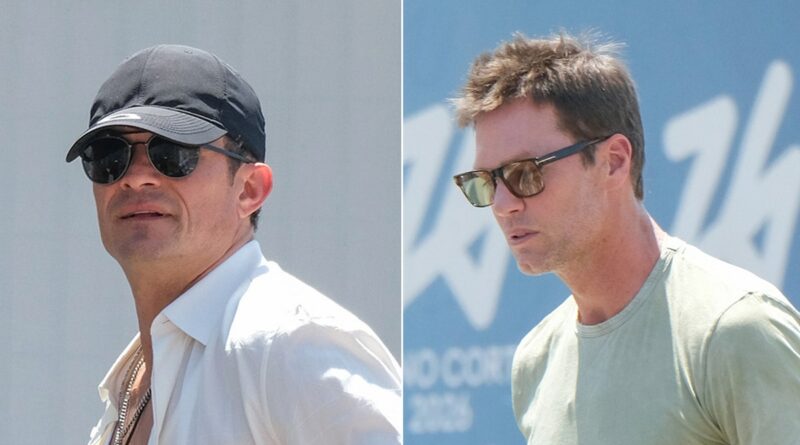 Orlando Bloom, Tom Brady, Leonardo DiCaprio spotted leaving Jeff Bezos extravagant Italian wedding