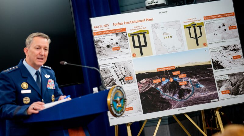 Secrets on Iran nuclear strike spill into open as Pentagon defends bombing