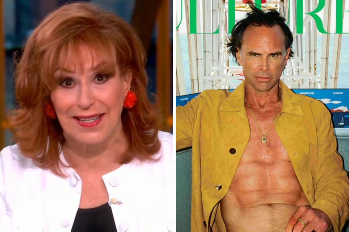 ‘The View’ censored Walton Goggins’ Speedo photo: “Reveals too much of his Walton and both of his Goggins,” according to Joy Behar
