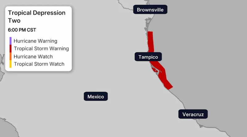 Tropical Storms Barry And Flossie Forecast To Form In Southern Gulf, Eastern Pacific. Warning Issued In Mexico.