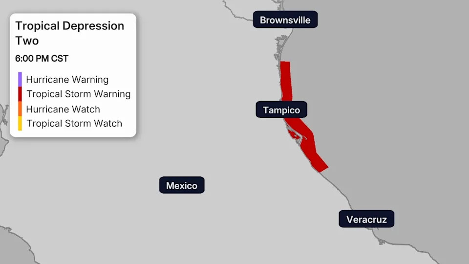 Tropical Storms Barry And Flossie Forecast To Form In Southern Gulf, Eastern Pacific. Warning Issued In Mexico.