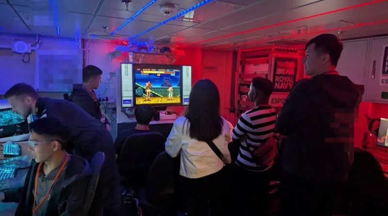 UK sailors convinced the Royal Navy to get a computer room on its newest aircraft carrier for esports and video games