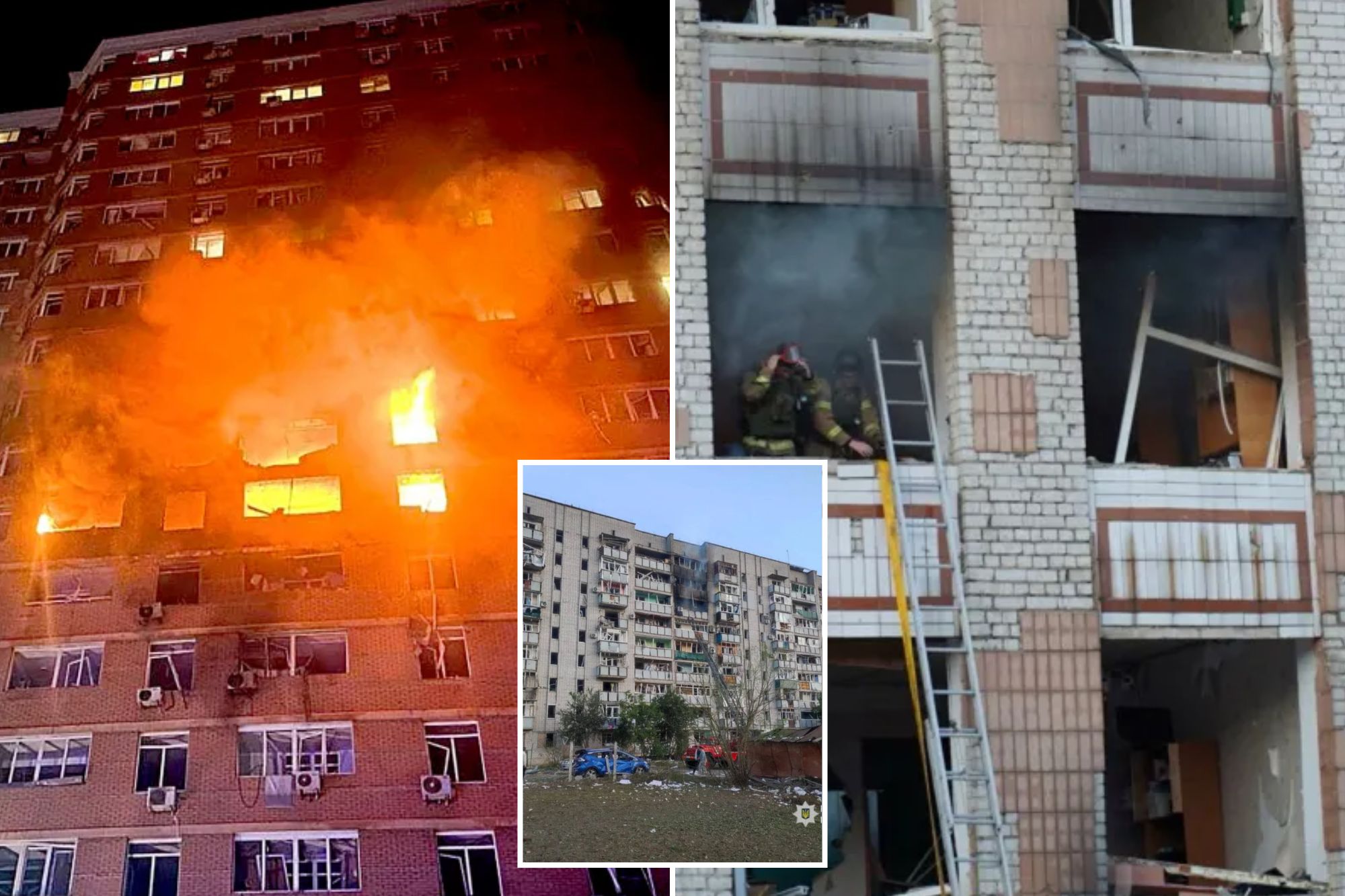Ukraine says Russia launched the biggest aerial attack since start of the war
