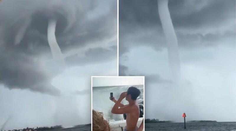 Up-close encounter with dual waterspouts wows Florida boaters on river: ‘Like angels flying to Heaven’