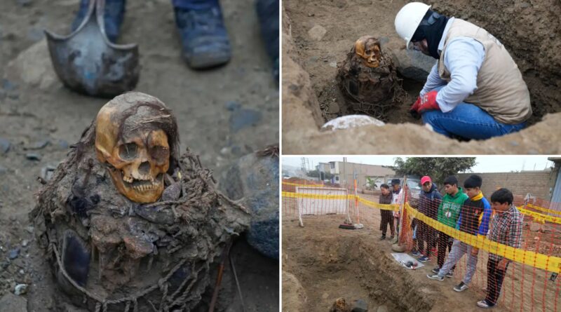 Utility workers uncover 1,000-year-old pre-Inca mummy in Peru’s capital
