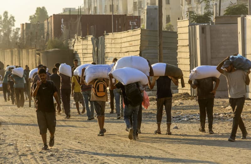 16 Gazans shot dead while waiting for aid, say Palestinian medics