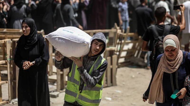 25 Gazans killed near aid collection point, say Palestinian medics