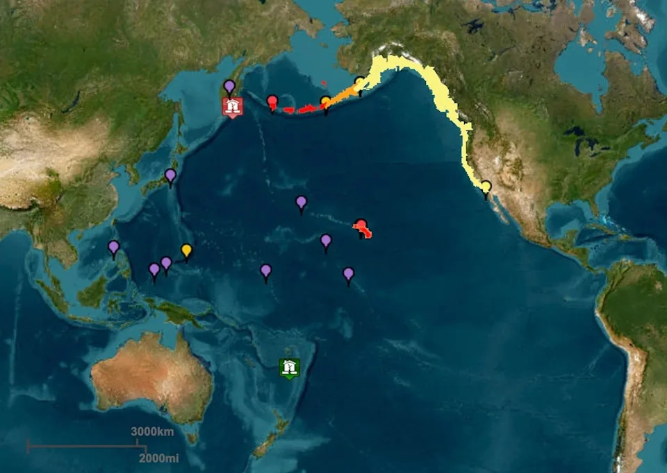 8.8 magnitude earthquake prompts tsunami alerts in Hawaii, Alaska and West Coast