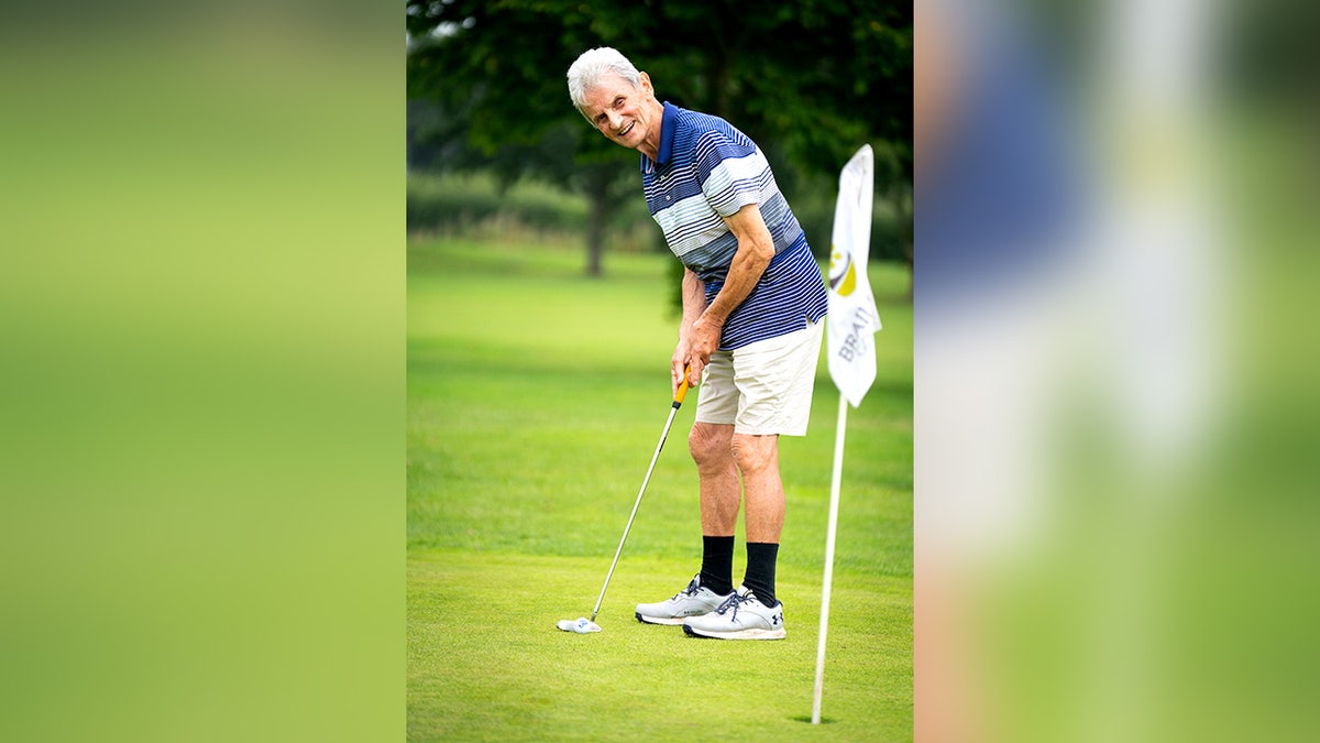 Age no barrier as golf lover sinks ‘miracle’ hole-in-one for 90th birthday