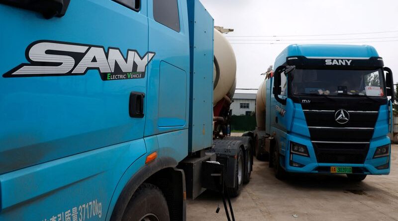 Analysis-Soaring electric truck sales deal new blow to diesel use in China