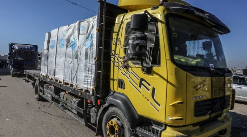 Another 260 aid trucks have entered Gaza, Israel reports