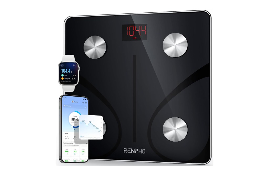 But weight, there’s more! Save 43% off the RENPHO Smart Scale today on Amazon