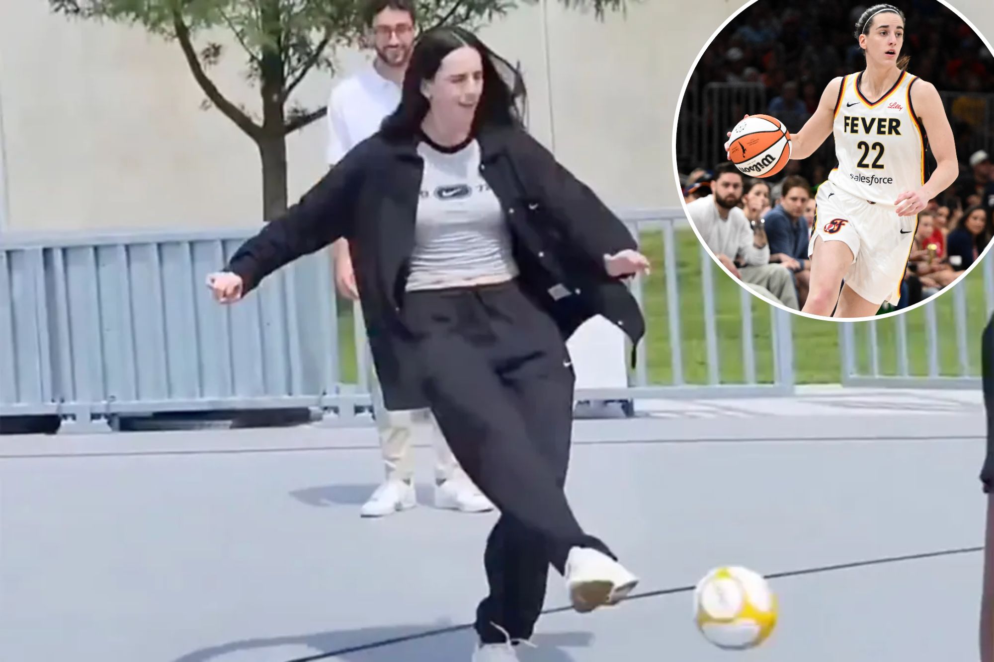 Caitlin Clark soccer video adds to injury confusion among Fever fans
