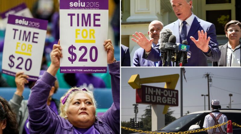California’s  minimum wage hike cost state 18,000 jobs, study shows