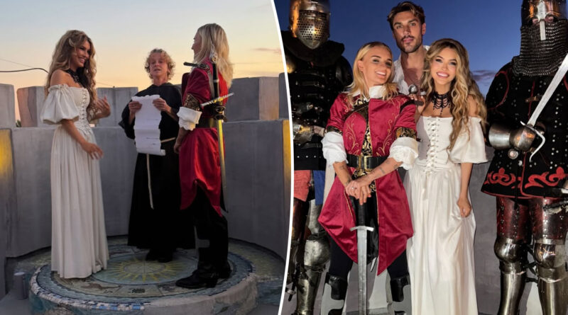 Chrishell Stause marries G Flip for a third time in Medieval-themed wedding