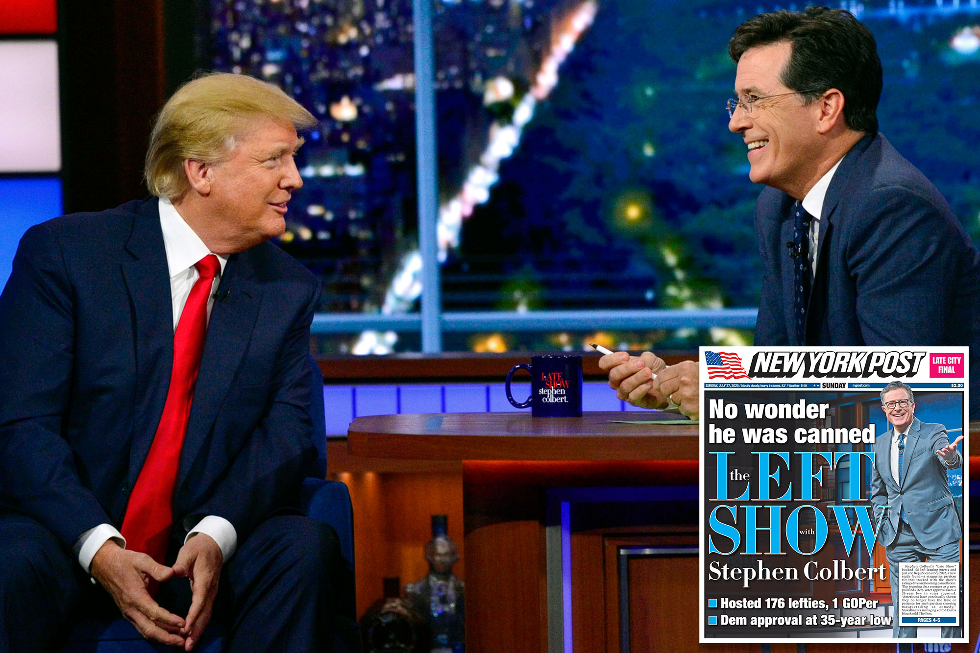Comedians hit back at liberal critics, claim ‘Late Show’ cancellation will lead to even more Trump jokes