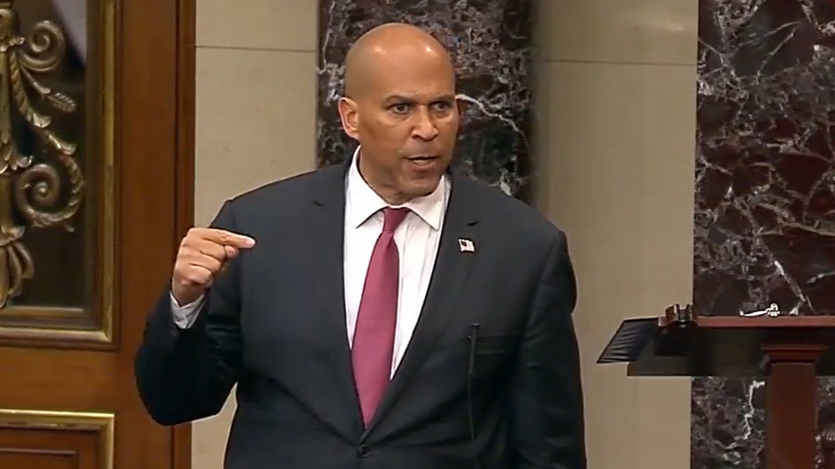Cory Booker slams Dem colleagues for ‘complicity’ with Trump in angry ‘wake-up call’ floor speech