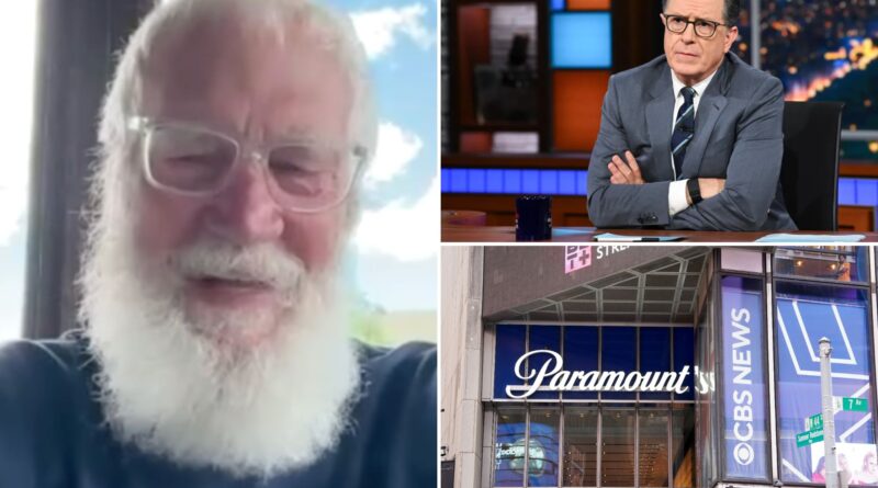 David Letterman hurls fiery rant at ‘gutless’ CBS over Stephen Colbert’s ‘Late Show’ cancellation