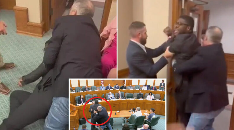 Democratic Texas congressional candidate dragged out, arrested after rant at redistricting hearing, wild video shows