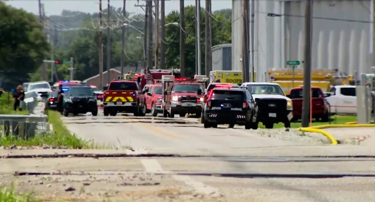 Fire is still raging at a Nebraska biofuels plant where explosion left 3 missing