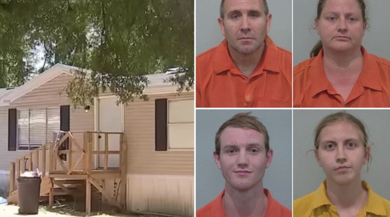 Florida Griffeth family caged adopted and foster children, sprayed vinegar in their faces as 9 kids rescued from home: cops