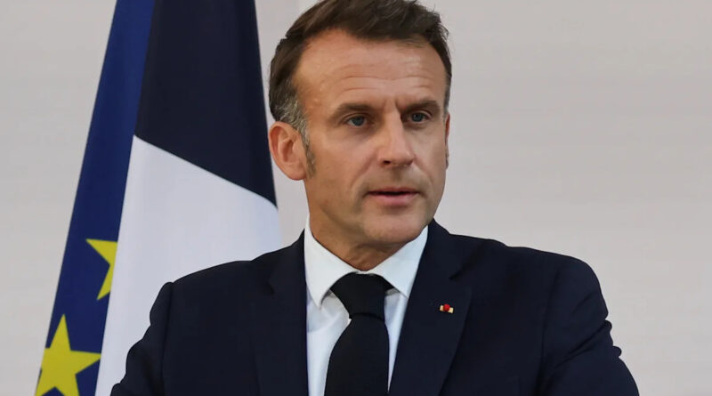 French President Macron says France will recognize Palestine as a state