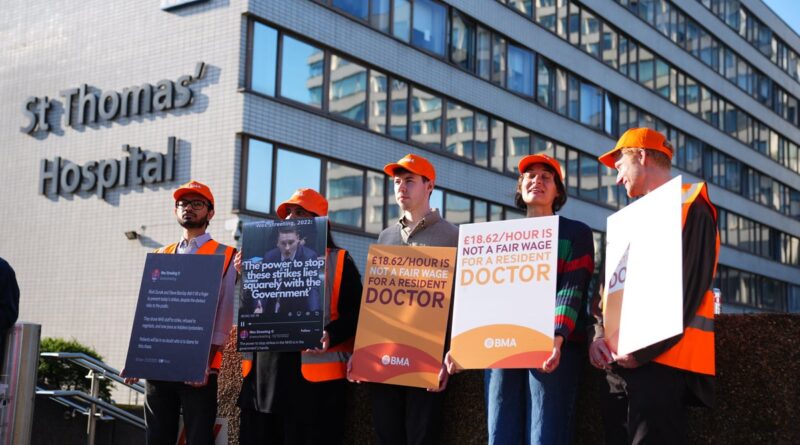 Hospitals make record number of requests for doctors to work during strikes, claims union