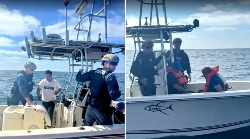 Illegal immigrants storm US beaches as Coast Guard battles migrant surge that rose under Biden