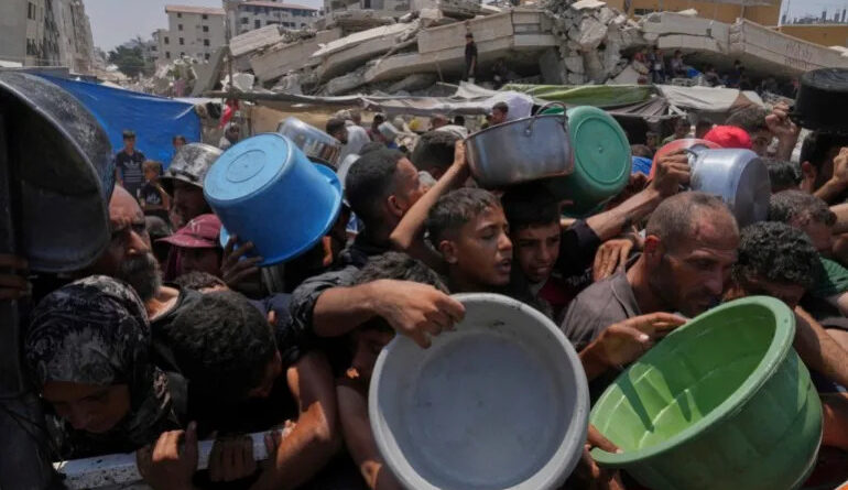 Israeli strikes kill 63 in Gaza despite ‘pauses’, as hunger crisis deepens