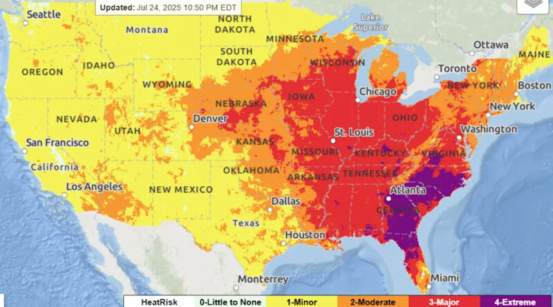Late July’s oppressive heat forecast isn’t normal