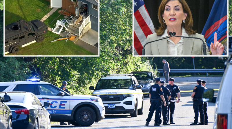 Long Island police rip Gov. Hochul for bragging about decrease in crime hours before cop is shot in face
