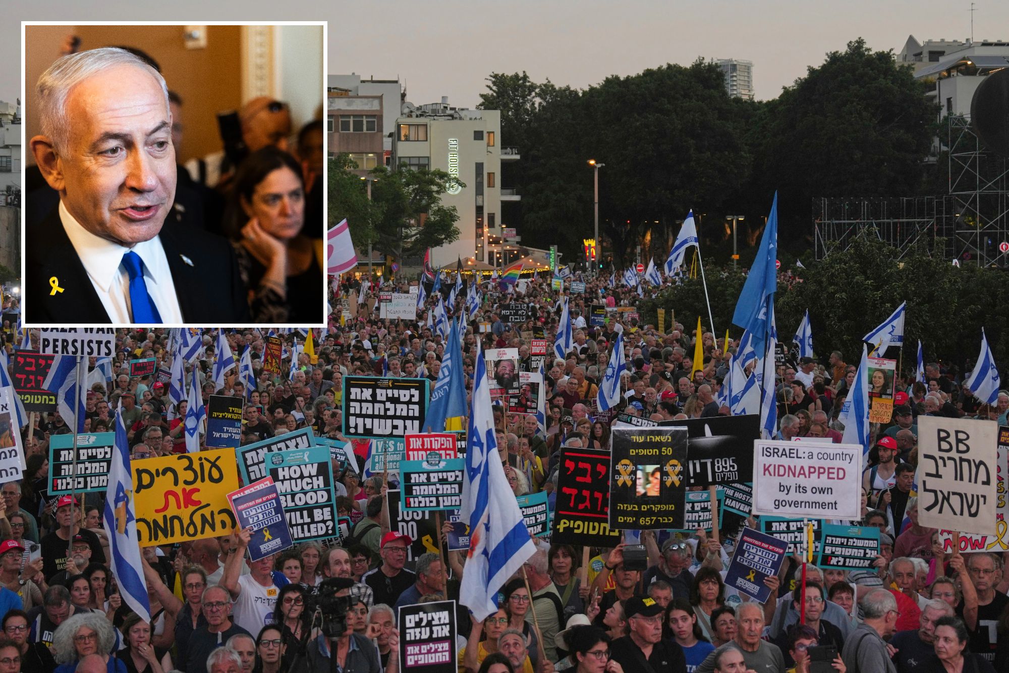 Netanyahu says ‘alternative options’ to Hamas war cease-fire may be needed after talks stall