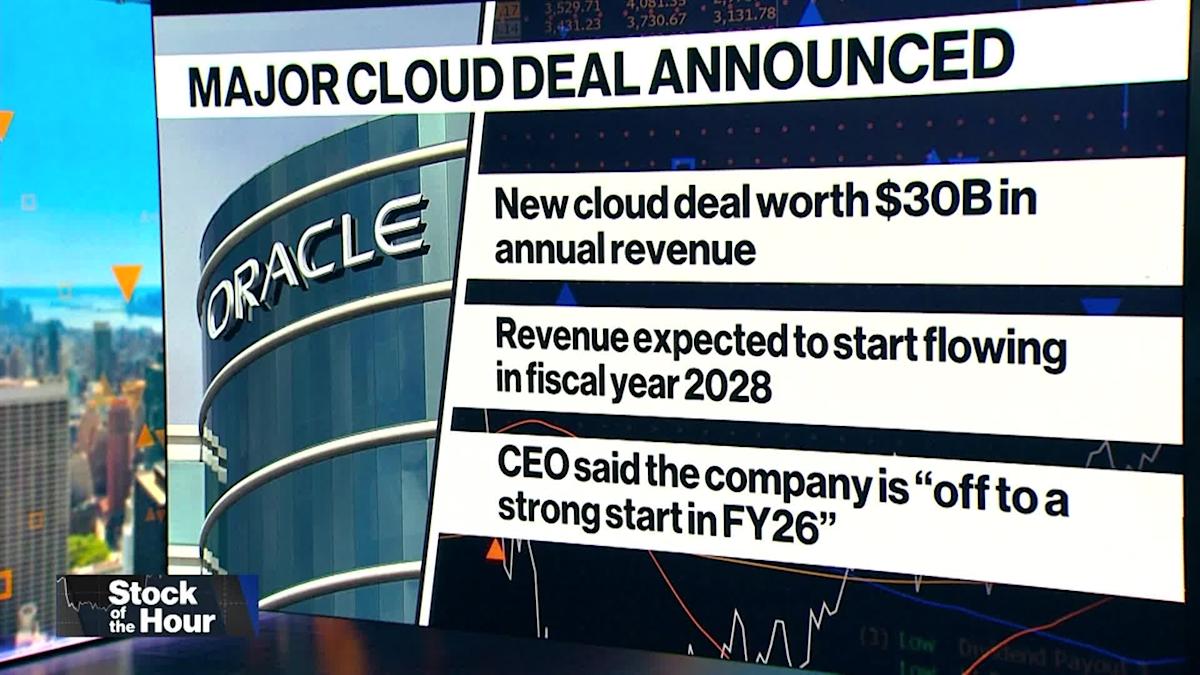 Oracle Inks Cloud Deal Worth $30B A Year