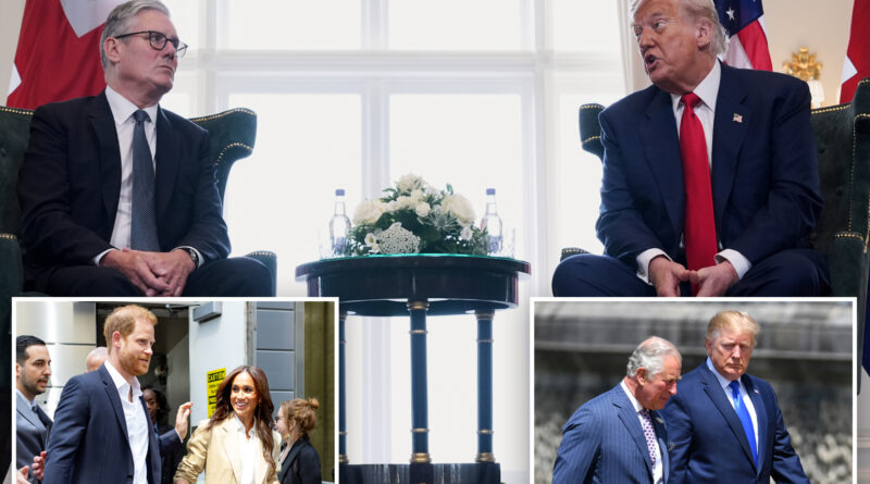 Royal fans cheer Trump seemingly ‘throwing shade’ at Prince Harry, Meghan Markle