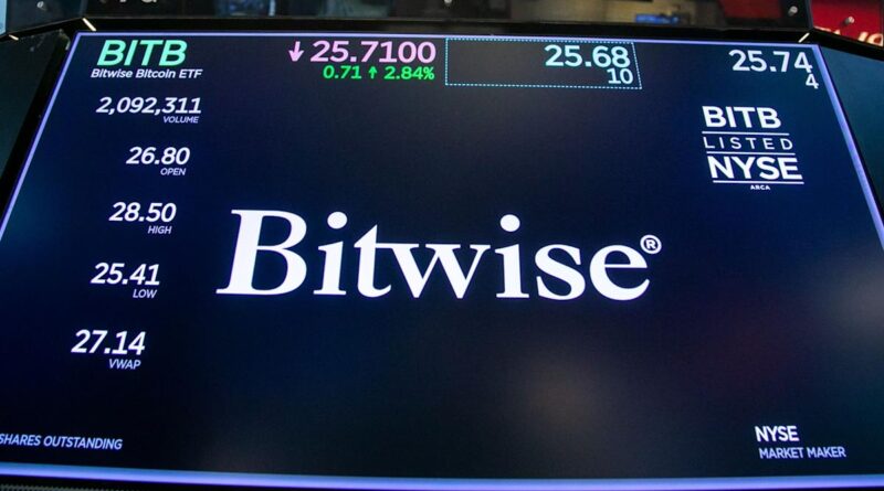 SEC Halts Approval of Bitwise ETF