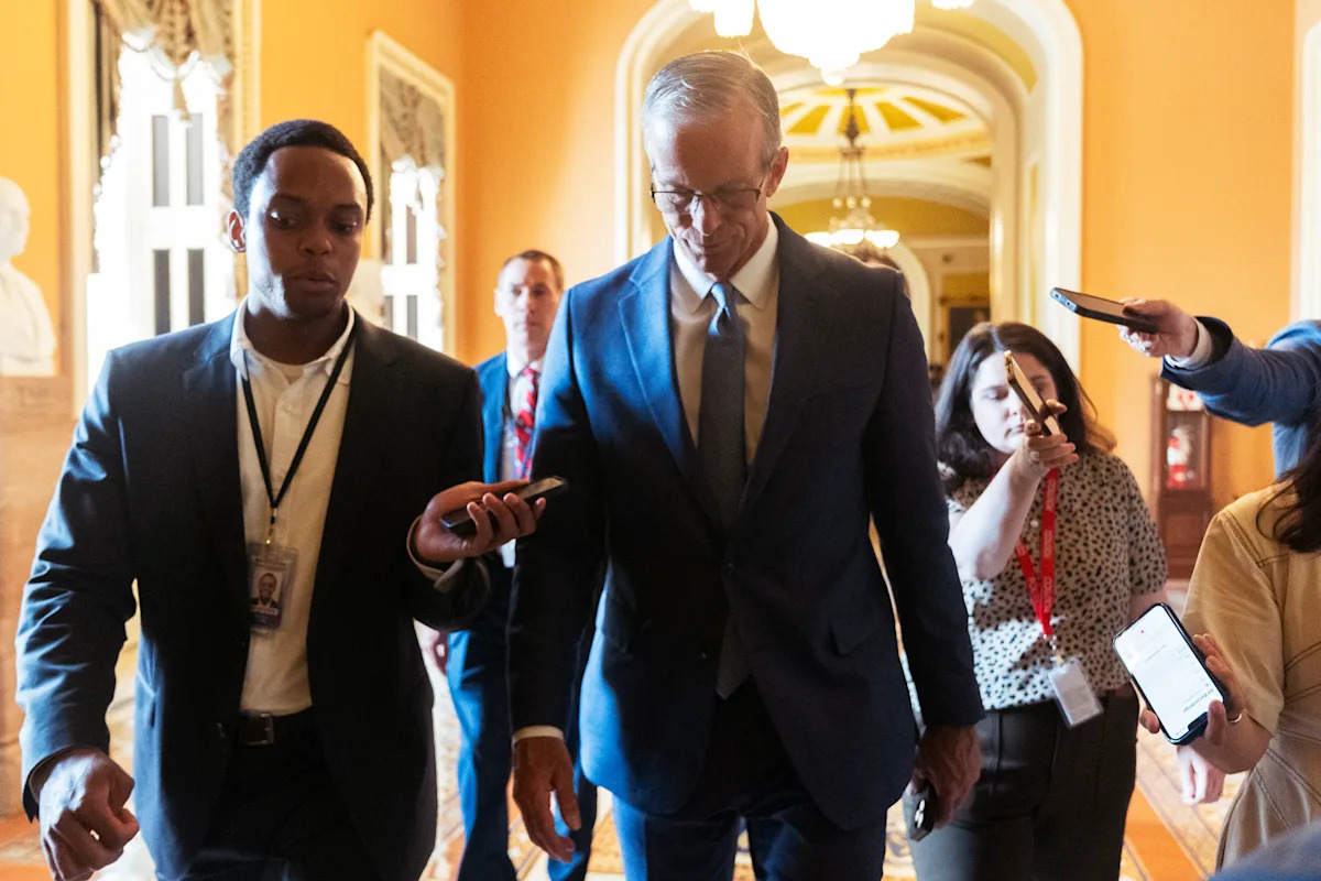 Senate Republicans search for support Trump’s big bill in overnight session