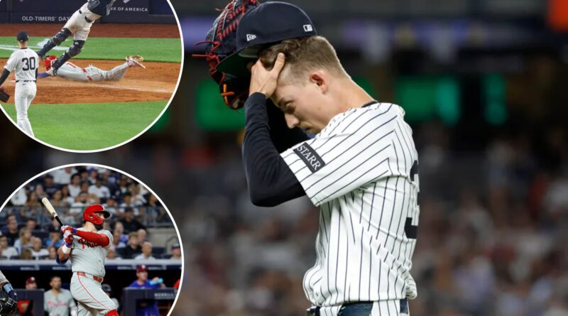 Sloppy Yankees can’t get out of their own way again in ugly loss to Phillies