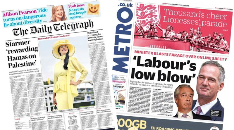 Starmer ‘rewarding Hamas’ and ‘Labour’s low blow’