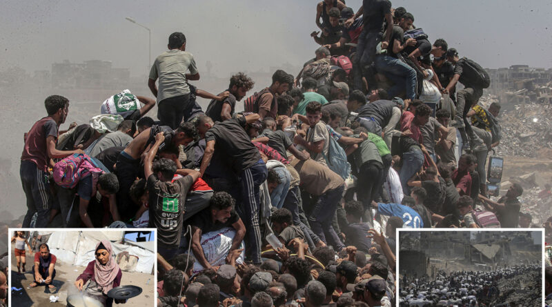 Starving Palestinians swarm aid trucks in Gaza — as Israel announces daily pause in fighting