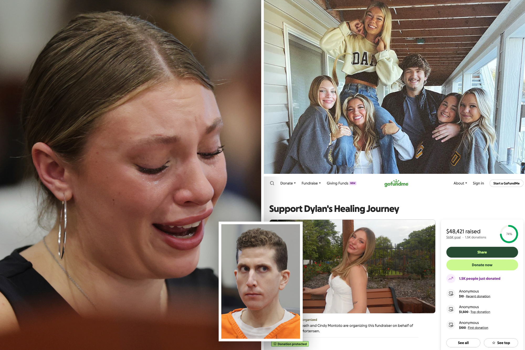 Survivor of Bryan Kohberger’s Idaho massacre raises $50,000 for her ‘healing journey’ after roommates were slaughtered in their sleep