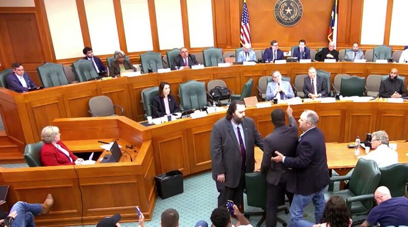 Texas congressional candidate dragged out, arrested after explosive redistricting hearing: ‘It is a shame!’